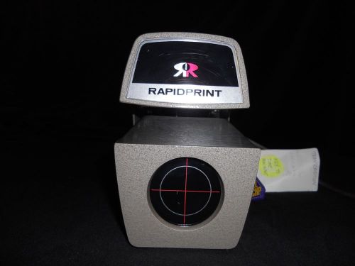 Rapidprint ar-e timestamp machine date &amp; time stamp with key! for sale