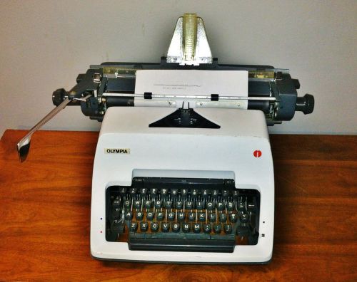 Vintage Olympia Typewriter made in Germany