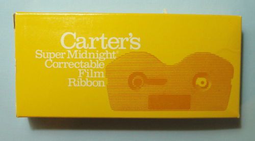 IBM Selectric Black Typewriter Ribbon Correctable Film Carter&#039;s Super Midnight