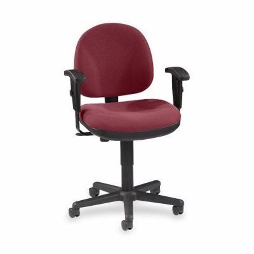 Lorell Adjustable Task Chair, 24&#034;x24&#034;x33&#034;-38&#034;, Burgundy (LLR80007)