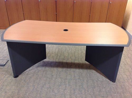 Executive conference table cherry 2000mm x 1000mm office for sale