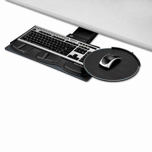 Fellowes Adjustable Keyboard Platform, 19 x 10-5/8, Black (FEL8029801)