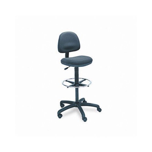Safco Products Company Height Adjustable Drafting Chair with Footring Black
