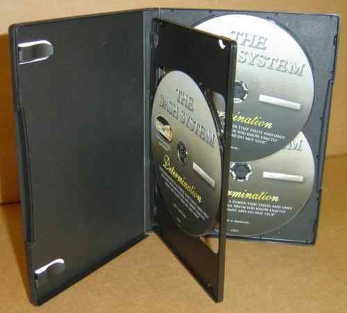100-4 dvd case, quad box, black, 14mm, w/removable page for sale