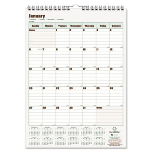 Duraglobe monthly wall calendar - 12&#034; x 17&#034; - january 2015 till (c171203) for sale