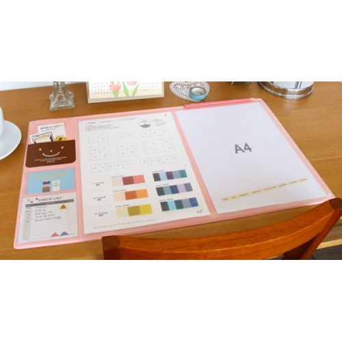 2015 desk mat scheduler l size _ pink / month planner scheduler for sale