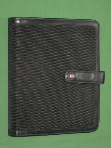 CLASSIC ~1&#034;~ NYLON &amp; FAUX-LEATHER Franklin Covey Planner OPEN Binder ORGANIZER