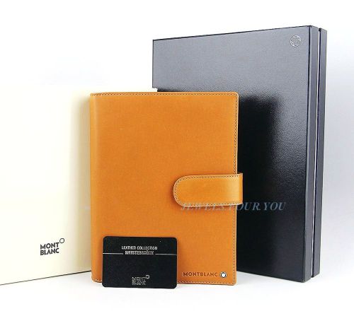 MONTBLANC LEATHER DIARIES &amp; NOTES MEDIUM NATURAL ORGANIZER DIARY 101793 GERMANY