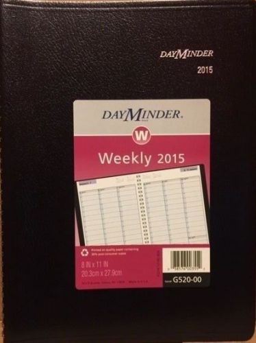 AT-A-GLANCE 2015 DAY MINDER #G520-00 WEEKLY PLANNER MADE IN USA