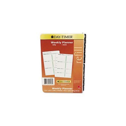 Day-Timer® Two-Page-per-Week Academic Organizer Refill, July-June, 5-1/2 x 8-1/2