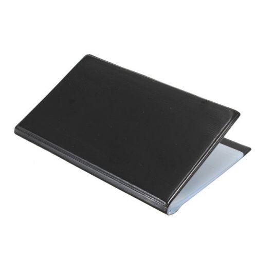 120 cards black leather business name id credit card holder book case organizer for sale