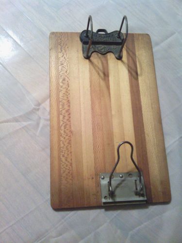 Vintage a.c. mcclurg wooden  clip board document holder industrial for sale