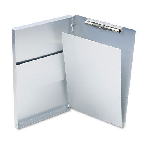 Saunders Snapak Aluminum Forms Folder, 1/2&#034;&#034;Cap., Holds 8.5w x 14h, Silver