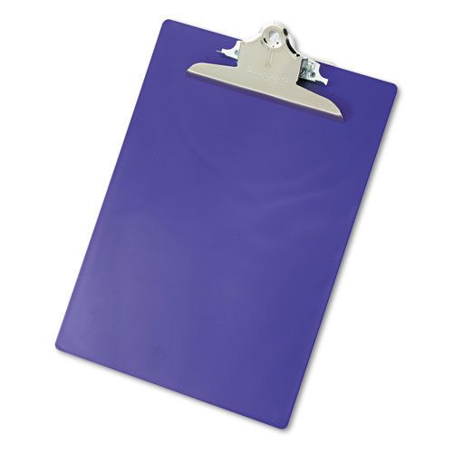 Saunders Recycled Clipboards Plastic Letter Size Purple Opaque. Sold as Each