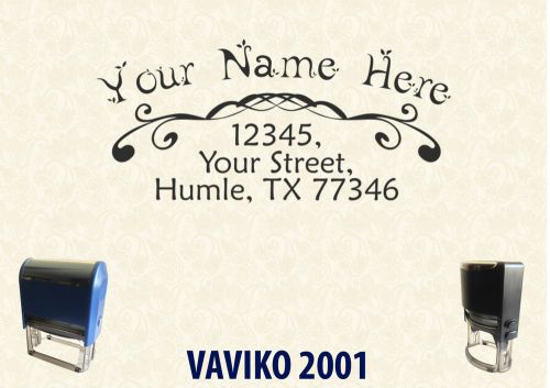 SELF INK PERSONALISED  RUBBER STAMP  RETURN BUSINESS ADDRESS SA015  60*40