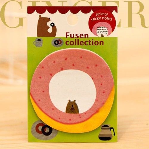 Donut type - post it bookmark marker memo flags pads index sticky notes ac303 for sale