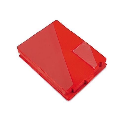 SMEAD 61960 OUT GUIDES W/ DIAGONAL CUT POCKETS RED POLY LTR 50/BOX