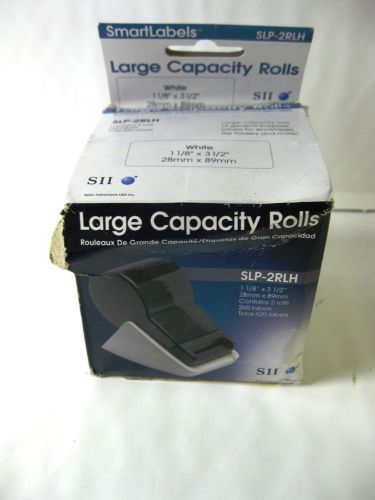 Sii smartlabels large capactity rolls slp-2rlh 1 1/8&#034; x 3 1/2&#034; total 520 labels for sale