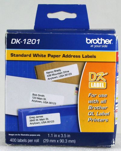 Brother DK 1201 Address Labels For All QL Label Printers UPC 012502611639