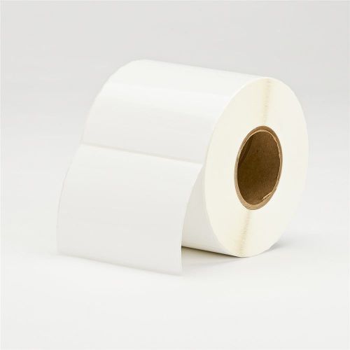 Primera 074711 multi-use label tuffcoat white inkjet 4&#034; w x 3&#034; l 2&#034; core for sale