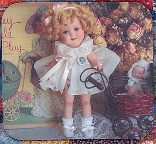 SHIRLEY TEMPLE DOLL Heavy Rubber Backed Mousepad #0596