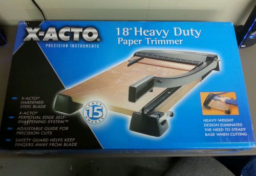 X-ACTO Commercial Grade 18 x 12 Inch Square Guillotine Paper Cutter