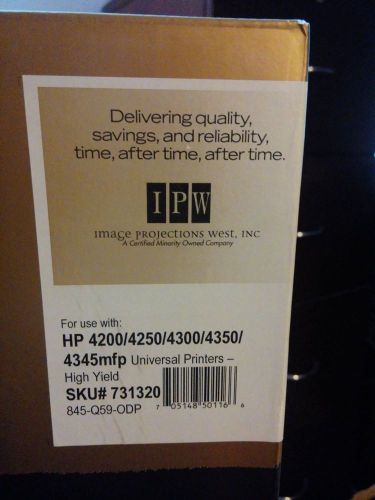 IPW HIGH YIELD TONER FOR HP  4200/4250/4350/ 4345MFP - BLACK - FACTORY SEALED