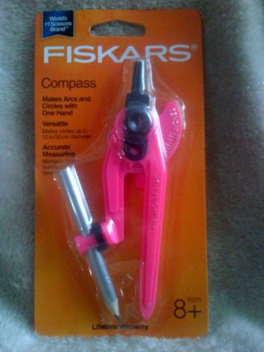 Fiskars math compass - pink
