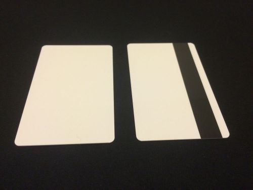 10 High Quality PVC ID card With HiCo Magnetic Stripe Mag CR80 30Mil T3 Mag