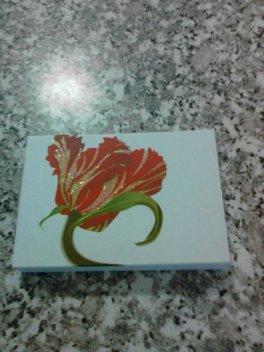POP UP NOTE PADS ~ RED TULIP ~N012 ~ **Free Shipping**