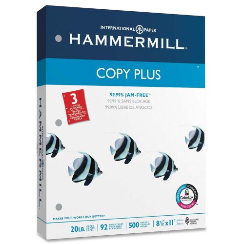 Hammermill Punched Copy Plus Multipurpose Paper - For Inkjet Print - (ham105031)