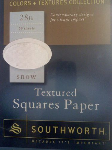 Southworth TEXTURED Paper Laser INKJET &amp; Copier Print Letter 8.5&#034; x 11&#034; 28lb 2pk