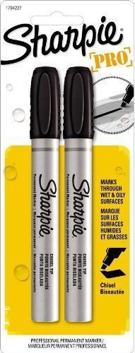 Sharpie Pro Chisel Tip Marker - Chisel Marker Point Style - Black (san1794227)