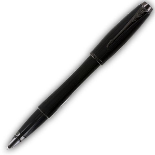 Parker Urban Premium Metallic Black Medium Point Rollerball Pen (1795260)