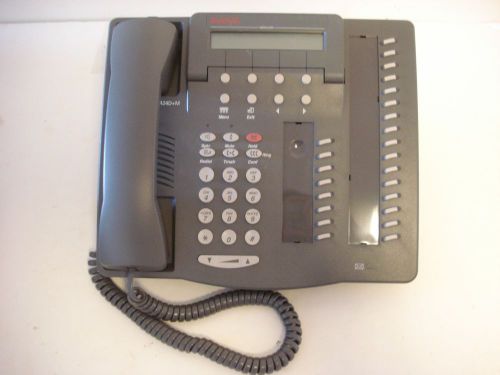 AVAYA Lucent 6424D+M Gray Single Line Digital Phone Telephone with Handset