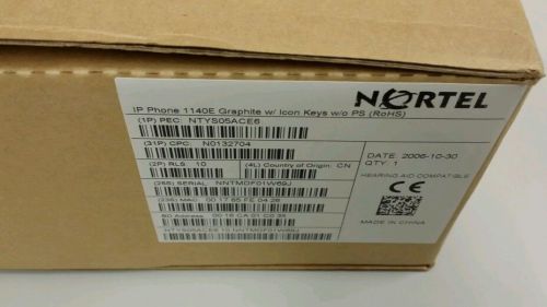 Nortel ip 1140e poe business phone -new ntys05 - ntys05ace6 for sale