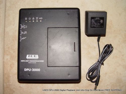 DPU-2000 Digital Playback Unit Info-Chip On Hold Music FREE SHIPPING!
