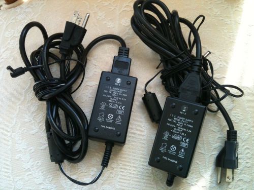 2 of I.T.E. POWER SUPPLY MODEL PW117 100-240V ~ 50-60Hz with POWER CABLE; GREAT!