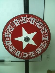 24&#034; 20 number prize wheel for sale