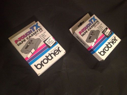 NEW Brother TX2511 &amp; TX2311 P-Touch TX Tape Cassettes for PT-8000