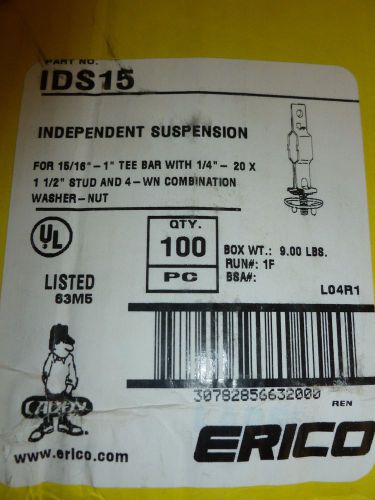 CADDY ERICO IDS9 INDEPENDENT FIXTURE SUPPORT  BOX of 100