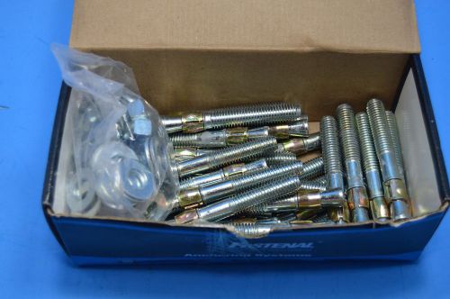 New box of 30, fastenal stud anchors, 52208, zinc plated, 1/2&#034; x 3 3/4&#034; nib for sale