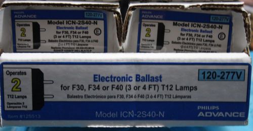 Philips Advanced Electronic Ballast ICN2S40N - lot of 8 - new