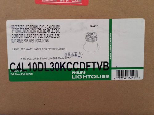 Lightolier 4&#034; 1000 Lumen downlight trim