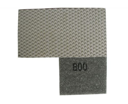 Diamond Hand Polishing Pad Strip 800 Grit with Velcro-back