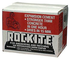 Hartline Products 10025 25 Lb Rockite Fast-Setting Cement