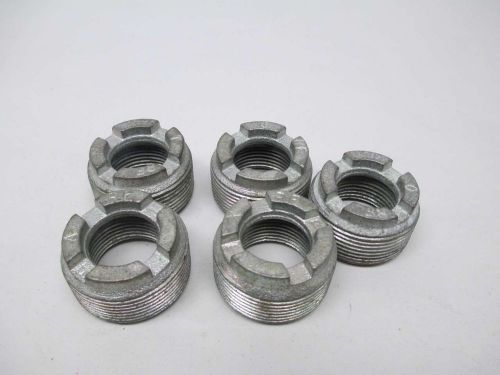Lot 5 new thomas&amp;betts pipe reducing bushing 1-1/2 to 1in d363555 for sale