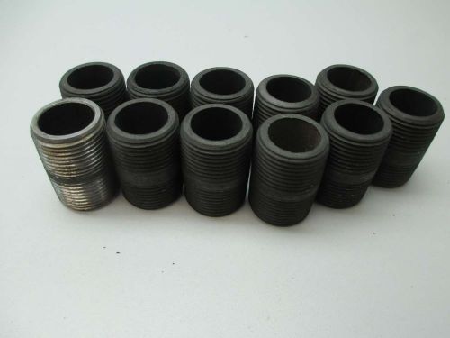 LOT 11 NEW 1-1/2IN LENGTH 3/4IN NPT THREAD NIPPLE PIPE FITTING D392062
