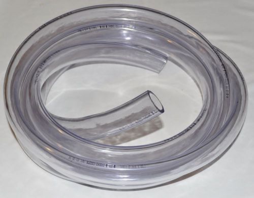 3/4&#034; ID Flexible Clear Vinyl Tubing - 12&#039; Section