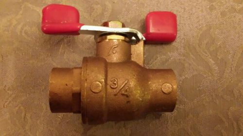 3/4&#034; brass ball valve/ sweat-in, radiant floor for sale